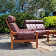 Load image into Gallery viewer, DANISH DELUXE LEATHER ARMCHAIRS. ONE AVAILABLE.