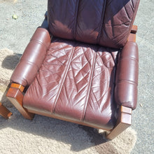 Load image into Gallery viewer, DANISH DELUXE LEATHER ARMCHAIRS. ONE AVAILABLE.