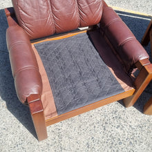 Load image into Gallery viewer, DANISH DELUXE LEATHER ARMCHAIRS. ONE AVAILABLE.
