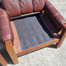 Load image into Gallery viewer, DANISH DELUXE LEATHER ARMCHAIRS. ONE AVAILABLE.