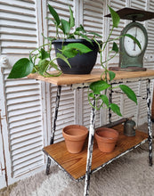 Load image into Gallery viewer, UPCYCLED RUSTIC HALL OR CONSOLE TABLE