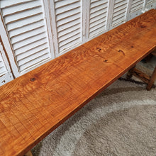 Load image into Gallery viewer, RUSTIC HALL/CONSOLE TABLE OR BAR TABLE. RECYCLED OREGON.