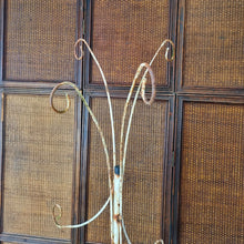 Load image into Gallery viewer, VINTAGE WROUGHT IRON HANGING PLANT STAND #2