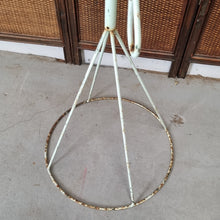 Load image into Gallery viewer, VINTAGE WROUGHT IRON HANGING PLANT STAND #1