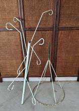 Load image into Gallery viewer, VINTAGE WROUGHT IRON HANGING PLANT STAND #1