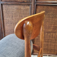 Load image into Gallery viewer, PARKER 107 SPADEBACK MATCHSTICK DINING CHAIR. ONE ONLY.