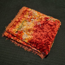 Load image into Gallery viewer, VINTAGE ITALIAN VELVET WEDDING BEDSPREAD