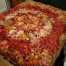 Load image into Gallery viewer, VINTAGE ITALIAN VELVET WEDDING BEDSPREAD