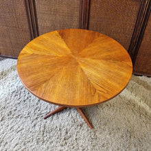 Load image into Gallery viewer, VINTAGE MID CENTURY TEAK STARBURST COFFEE TABLE