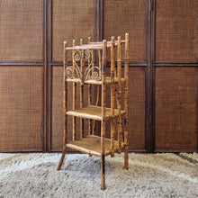 Load image into Gallery viewer, ANTIQUE TORTOISESHELL CANE 'CANTERBURY', MAGAZINE RACK, BOOK STAND, ETC. #1