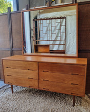 Load image into Gallery viewer, VINTAGE DRESSER DRAWERS WITH MIRROR, BY HAYSON FURNITURE.