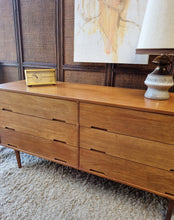 Load image into Gallery viewer, VINTAGE DRESSER DRAWERS WITH MIRROR, BY HAYSON FURNITURE.