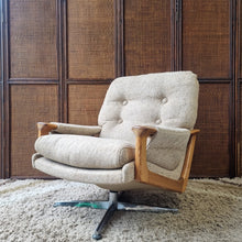 Load image into Gallery viewer, TESSA T1 SWIVEL ARMCHAIR WITH CHROME BASE