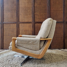 Load image into Gallery viewer, TESSA T1 SWIVEL ARMCHAIR WITH CHROME BASE