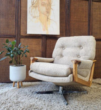 Load image into Gallery viewer, TESSA T1 SWIVEL ARMCHAIR WITH CHROME BASE