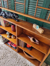 Load image into Gallery viewer, UNIQUE MID CENTURY VINTAGE WALL UNIT BOOKCASE ROOM DIVIDER