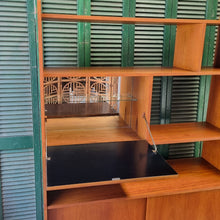 Load image into Gallery viewer, MID CENTURY VINTAGE TEAK WALL UNIT/ROOM DIVIDER