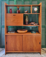 Load image into Gallery viewer, MID CENTURY VINTAGE TEAK WALL UNIT/ROOM DIVIDER