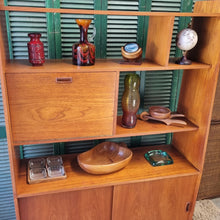 Load image into Gallery viewer, MID CENTURY VINTAGE TEAK WALL UNIT/ROOM DIVIDER