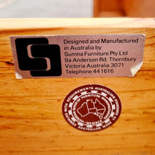 Load image into Gallery viewer, VINTAGE SUMNA FURNITURE BEDSIDE DRAWERS & QUEEN SIZE HEADBOARD
