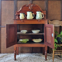 Load image into Gallery viewer, ANTIQUE CEDAR CHIFFONIER MEAT SAFE CABINET