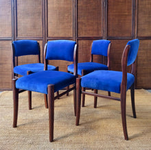 Load image into Gallery viewer, SET OF 4 VINTAGE DINING CHAIRS. OPTION TO BUY A 5th CHAIR FOR AN EXTRA $50.