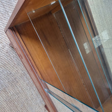 Load image into Gallery viewer, MID CENTURY TEAK AND GLASS DISPLAY CABINET
