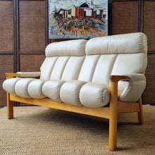 Load image into Gallery viewer, TESSA WELLINGTON LEATHER 2 SEATER SOFA COUCH