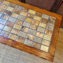 Load image into Gallery viewer, LARGE CHUNKY RETRO TILED COFFEE TABLE