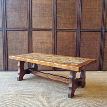 Load image into Gallery viewer, LARGE CHUNKY RETRO TILED COFFEE TABLE