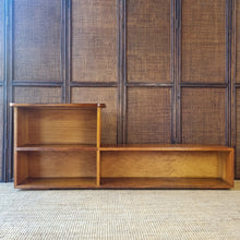 Load image into Gallery viewer, UNIQUE LOWLINE VINTAGE HARDWOOD STEP BOOKCASE