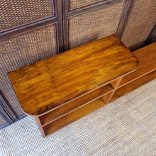 Load image into Gallery viewer, UNIQUE LOWLINE VINTAGE HARDWOOD STEP BOOKCASE