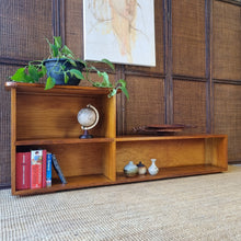 Load image into Gallery viewer, UNIQUE LOWLINE VINTAGE HARDWOOD STEP BOOKCASE