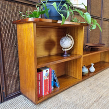 Load image into Gallery viewer, UNIQUE LOWLINE VINTAGE HARDWOOD STEP BOOKCASE