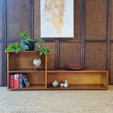Load image into Gallery viewer, UNIQUE LOWLINE VINTAGE HARDWOOD STEP BOOKCASE