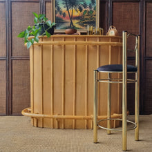 Load image into Gallery viewer, VINTAGE CANE TIKI MID CENTURY BAR