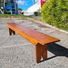 Load image into Gallery viewer, VINTAGE BACKLESS 'FORM' BENCH SEAT PEW