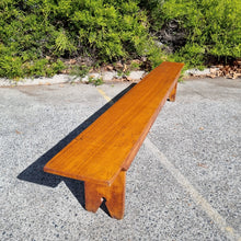 Load image into Gallery viewer, VINTAGE BACKLESS 'FORM' BENCH SEAT PEW