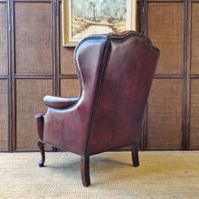 Load image into Gallery viewer, VINTAGE MORAN FURNITURE 'ROMSEY' LEATHER WINGBACK ARMCHAIRS. PRICE IS EACH.