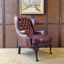 Load image into Gallery viewer, VINTAGE MORAN FURNITURE 'ROMSEY' LEATHER WINGBACK ARMCHAIRS. PRICE IS EACH.