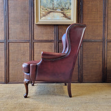 Load image into Gallery viewer, VINTAGE MORAN FURNITURE 'ROMSEY' LEATHER WINGBACK ARMCHAIRS. PRICE IS EACH.