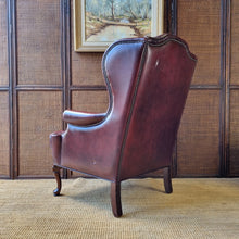Load image into Gallery viewer, VINTAGE MORAN FURNITURE 'ROMSEY' LEATHER WINGBACK ARMCHAIRS. PRICE IS EACH.