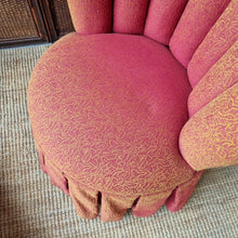 Load image into Gallery viewer, VINTAGE MID CENTURY BOUDOIR BEDROOM CHAIR (OTTOMAN SOLD)