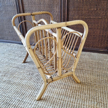 Load image into Gallery viewer, VINTAGE CANE MAGAZINE RACK