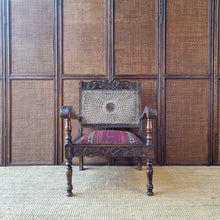 Load image into Gallery viewer, VINTAGE JACOBEAN REVIVAL ARMCHAIR