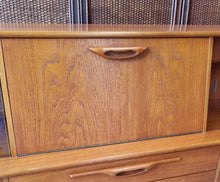 Load image into Gallery viewer, MID CENTURY HIGH SIDEBOARD/BUFFET/CABINET BY JENTIQUE (MADE IN ENGLAND)