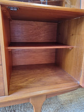 Load image into Gallery viewer, MID CENTURY HIGH SIDEBOARD/BUFFET/CABINET BY JENTIQUE (MADE IN ENGLAND)