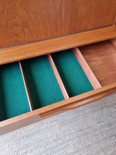 Load image into Gallery viewer, MID CENTURY HIGH SIDEBOARD/BUFFET/CABINET BY JENTIQUE (MADE IN ENGLAND)