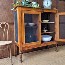 Load image into Gallery viewer, LARGE VINTAGE MEATSAFE STORAGE CABINET