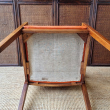 Load image into Gallery viewer, 2 VINTAGE BLACKWOOD AND AMBER VINYL ARMCHAIRS BY BENDIX. PRICE IS EACH.